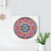 Haft Diamentowy Kwiatowa Mandala 30x30 cm